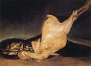 Francisco Jose de Goya Plucked Turkey oil on canvas